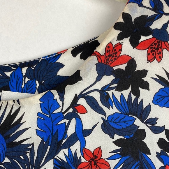 Milly Floral Silk Dress - Picture 9 of 12